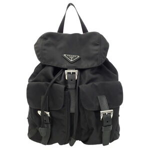 Prada two pocket Backpack Black